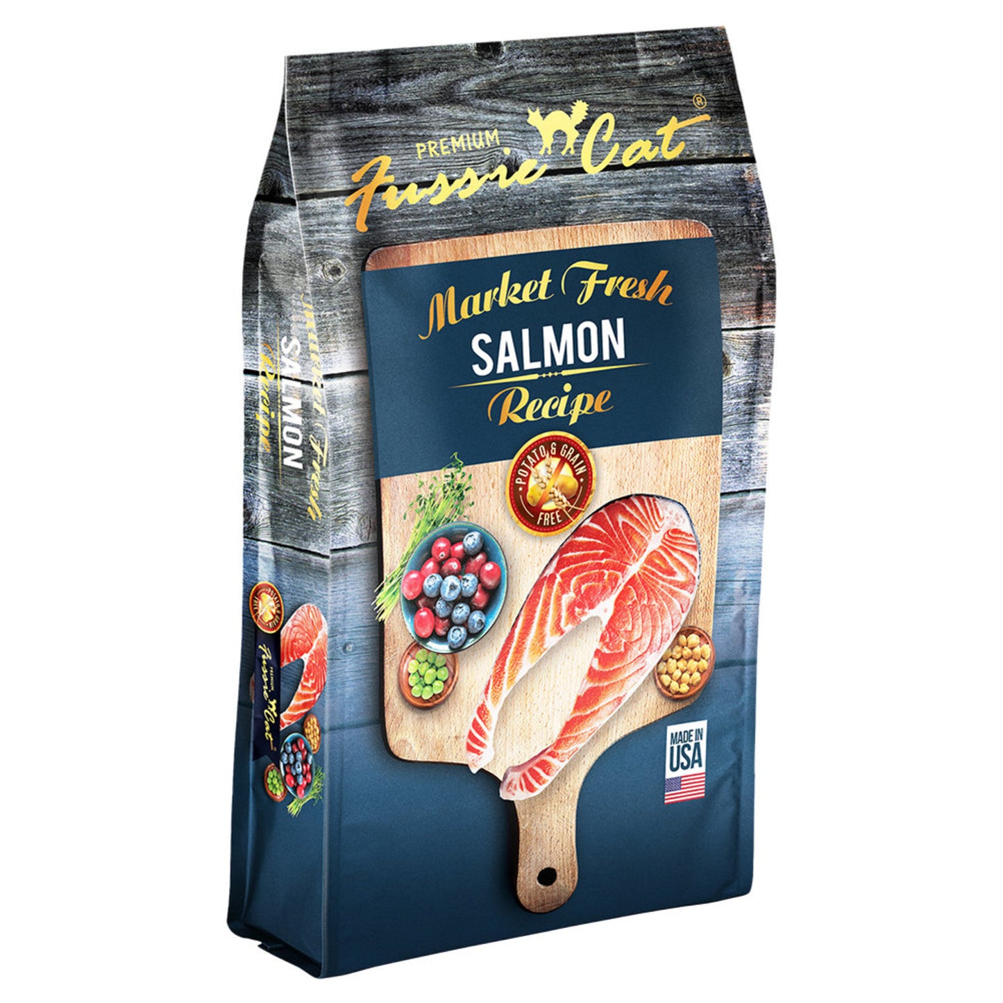 Fussie Cat Market Fresh Salmon Recipe Cat Food, 4lb