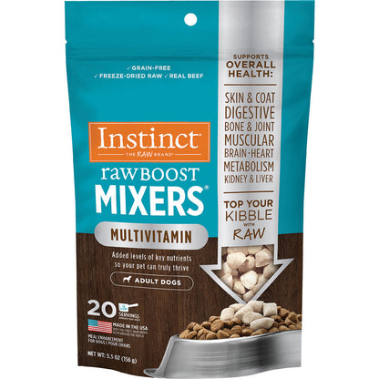 Instinct Raw Boost Mixers, Multi-Vitamin, Dog Food Topper