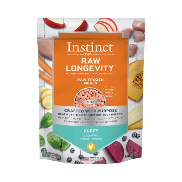 Instinct - Raw Longevity 100% Freeze-Dried Raw Meal - Cage-Free Chicken Recipe (For Puppies)