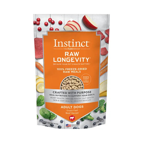 Instinct Raw Longevity Freeze-Dried Recipe Adult Dog Food