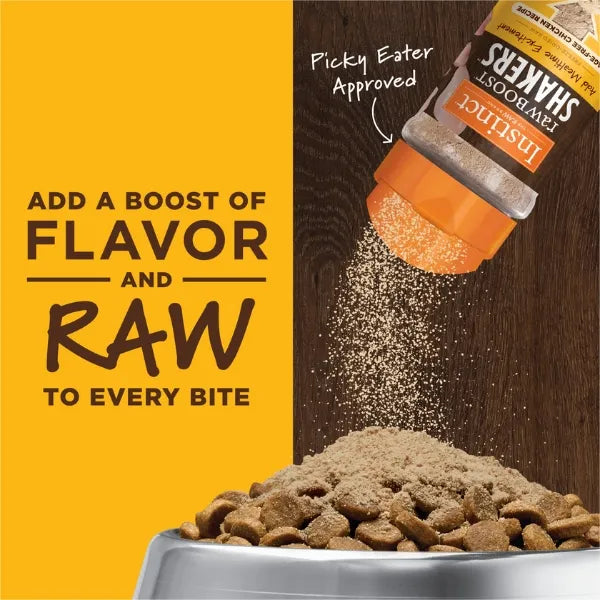 Instinct Raw Boost Shakers Cage-Free Chicken Recipe for Dogs