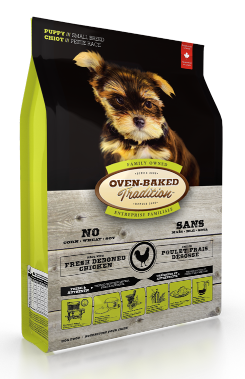 Oven Baked Tradition Puppy Small Breed Fresh Deboned Chicken Dog Formula, 5lb