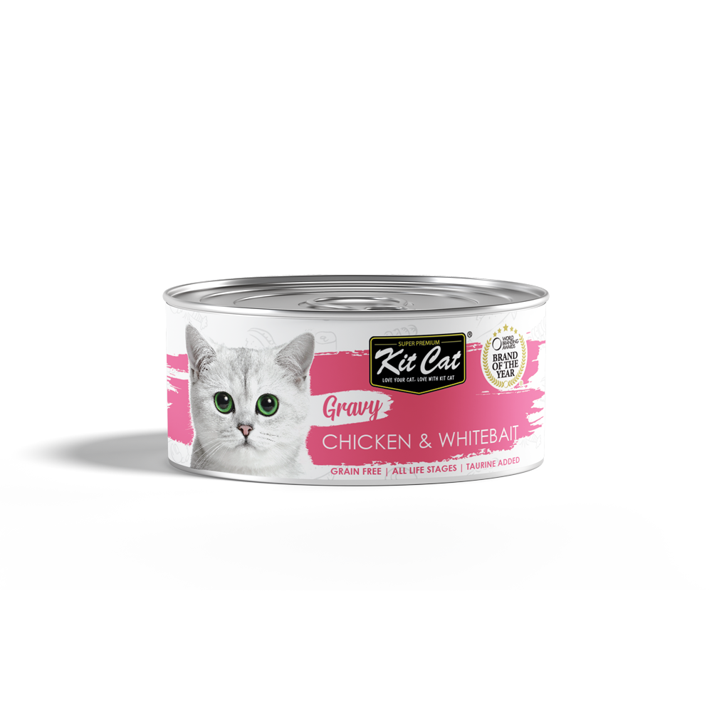 Kit Cat Gravy Canned Cat Food, 70g