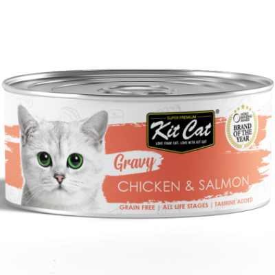 Kit Cat Gravy Canned Cat Food, 70g