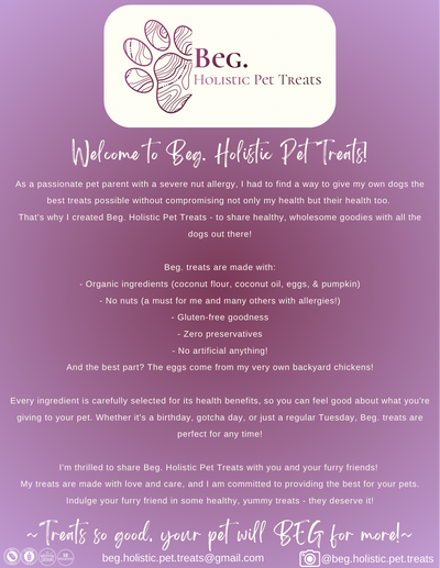 Beg. Paws Holistic Pet Treats
