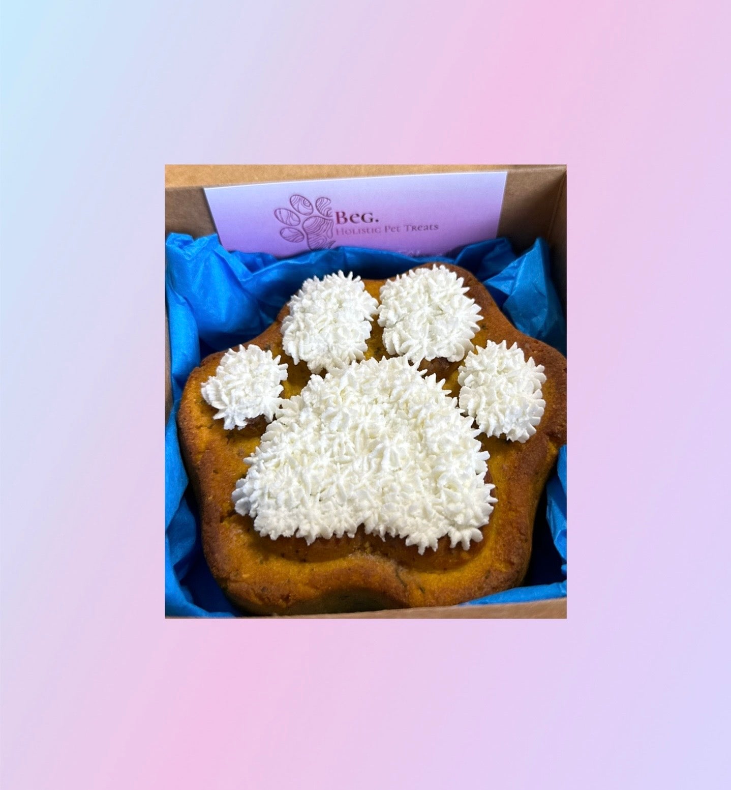 BEG. Paw Cake Single Holistic Pet Treats