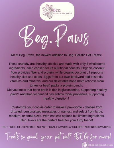 Beg. Paws Holistic Pet Treats