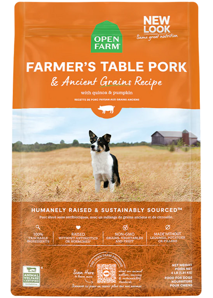 Farmer's Table Pork & Ancient Grains Dry Dog Food