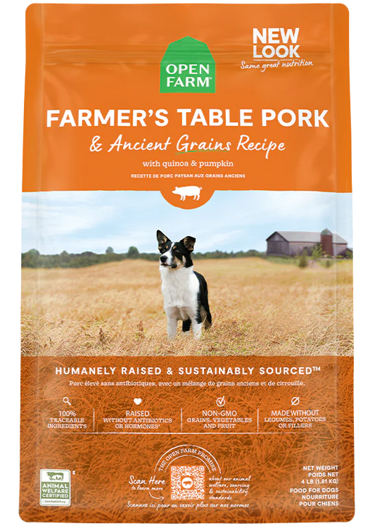 Farmer's Table Pork & Ancient Grains Dry Dog Food