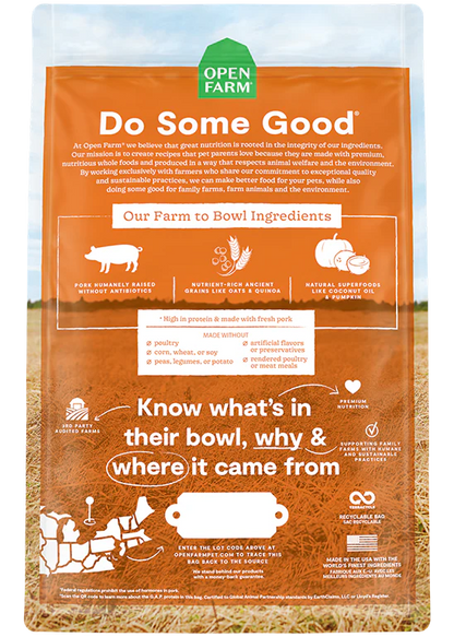 Farmer's Table Pork & Ancient Grains Dry Dog Food