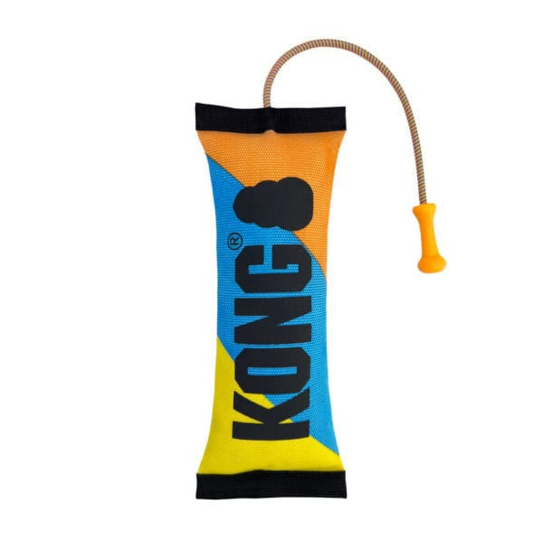 KONG High-Viz Bunji Long Distance Throwing Toy, Medium