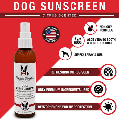 WARREN LONDON
Dog Sunscreen With Aloe Vera Moisturizer