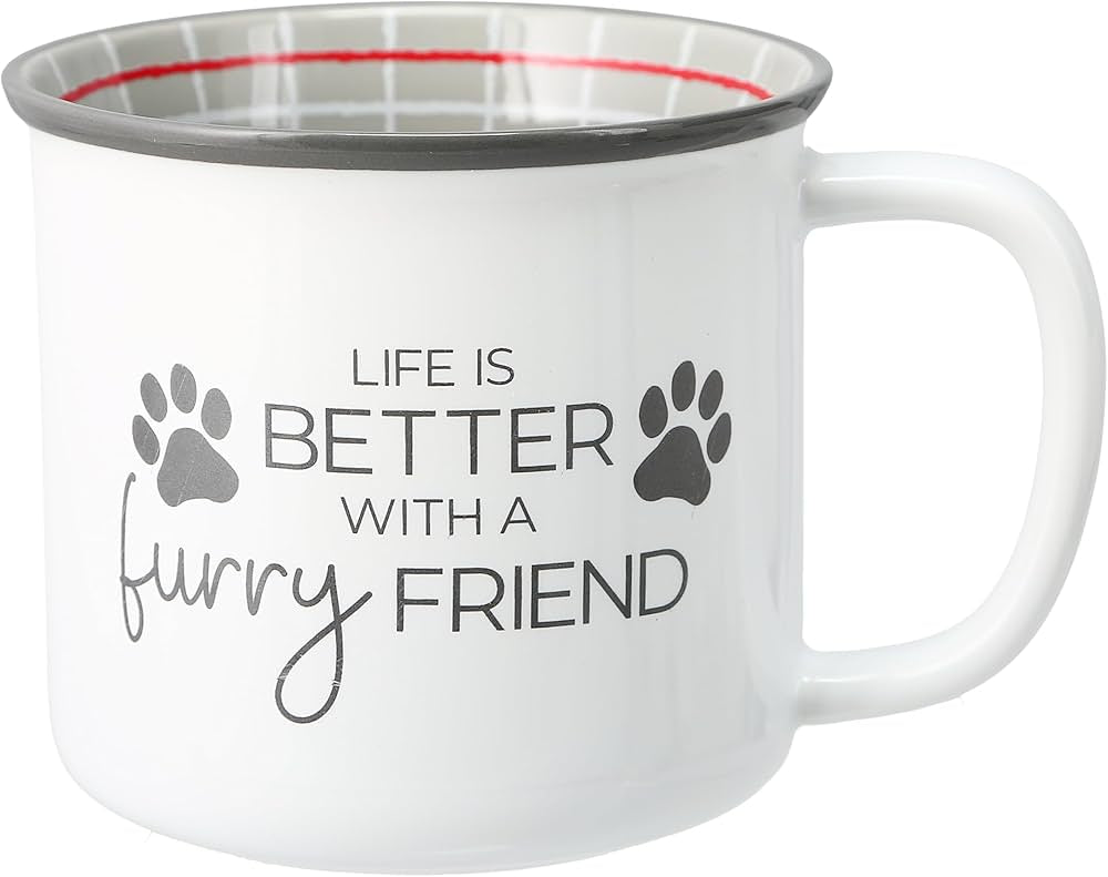 Pavilion - Life is Better with A Furry Friend - 17 oz Coffee Mug