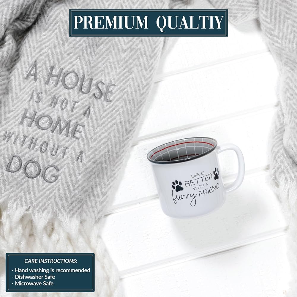 Pavilion - Life is Better with A Furry Friend - 17 oz Coffee Mug