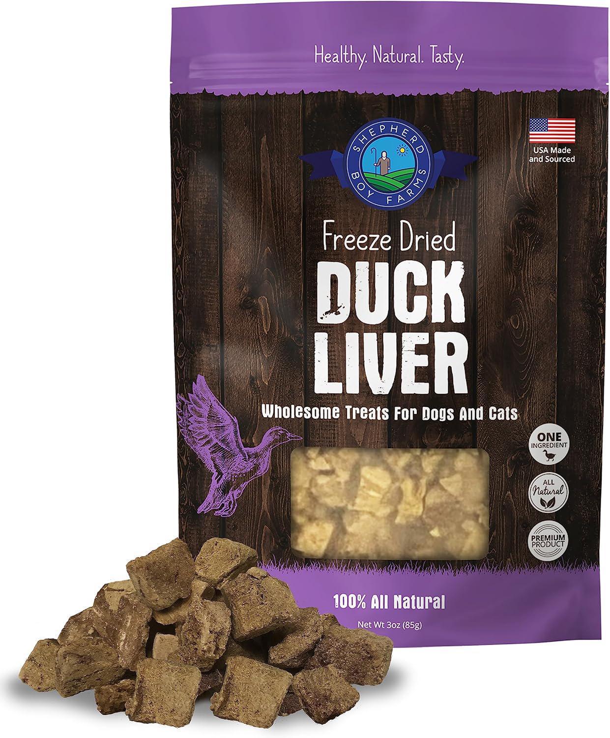 SHEPHERD BOY FARMS Freeze Dried Duck Liver 85g