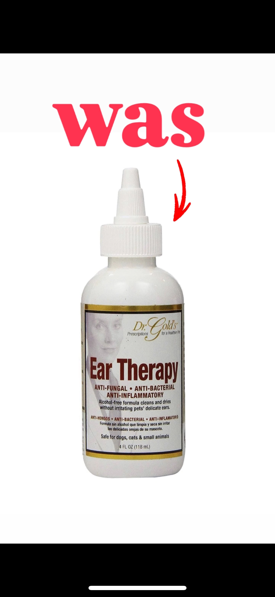 Veterinary Formula Clinical Care Ear Therapy, 4 oz. – Cat and Dog Ear Cleaner to Help Soothe Itchiness and Cleans The Ear Canal from Debris and Buildup That May Cause Infection