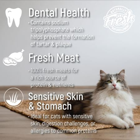 Wholesome Blend Sensitive Skin & Stomach Turkey & Rabbit Cat Food 11lb