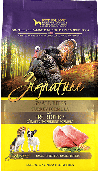 Zignature Limited Ingredient Small Bite Turkey Formula