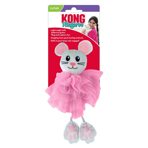 KONG Catnip Flingaroo Tutu Assorted Cat Toy