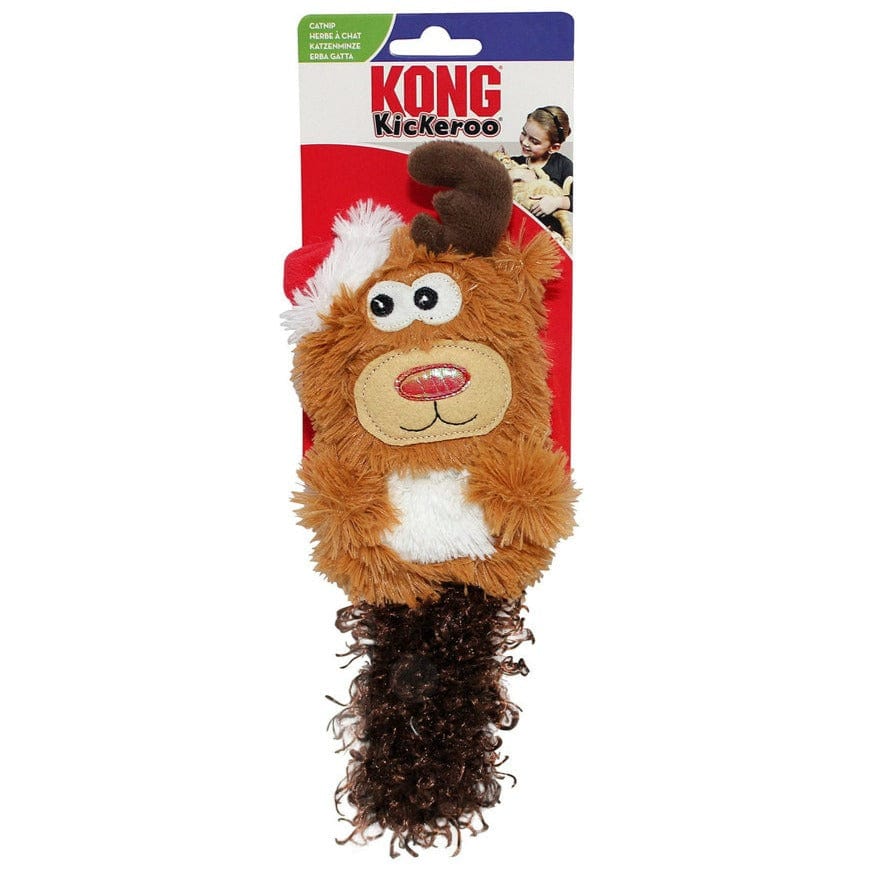 KONG Catnip Holiday Kickeroo® Character Toy for cats, Assorted