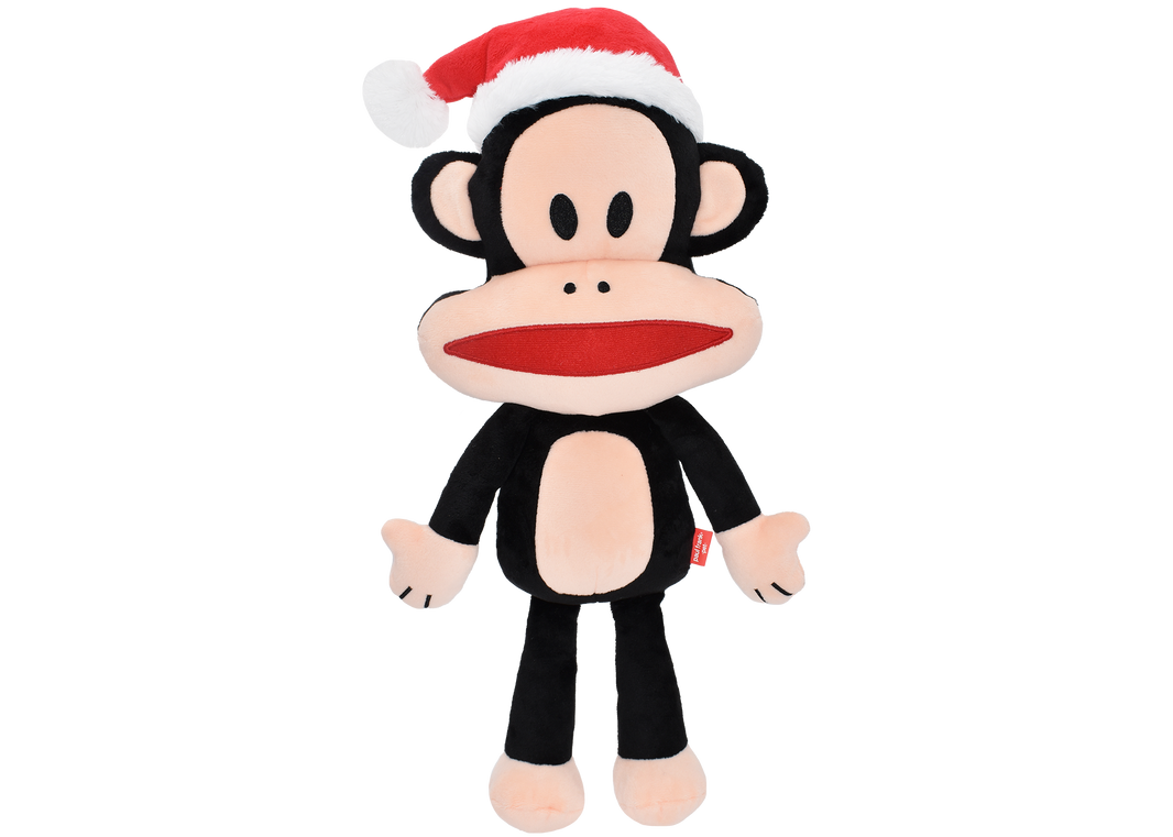 MULTIPET HOLIDAY Monkey - PAUL FRANK JULIUS WITH SANTA HAT