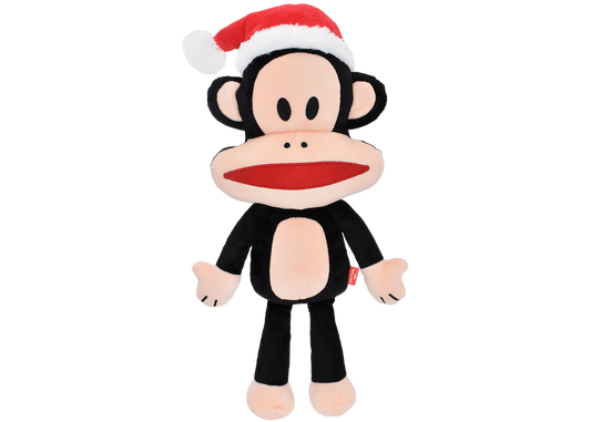 MULTIPET HOLIDAY Monkey - PAUL FRANK JULIUS WITH SANTA HAT