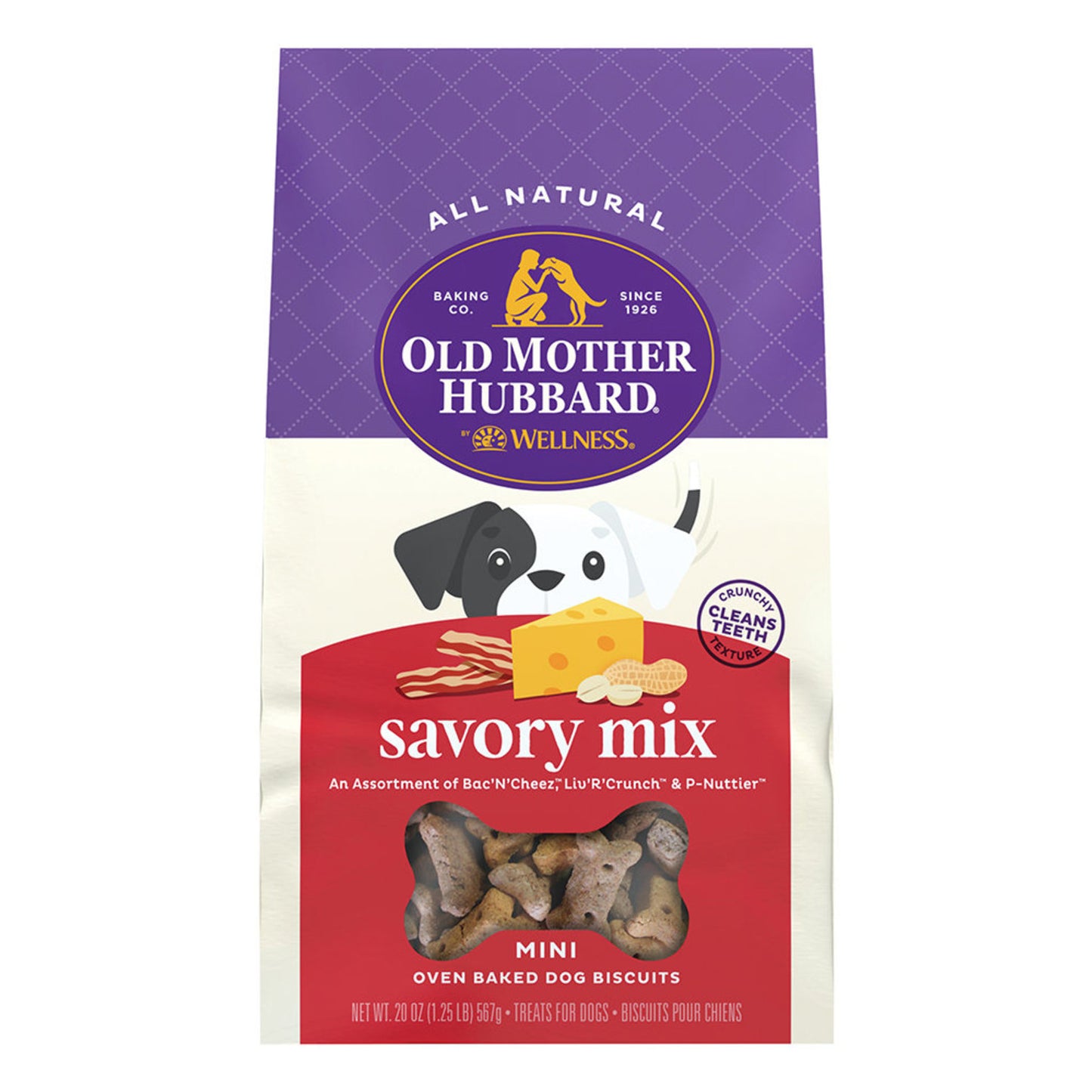 Wellness Old Mother Hubbard Mini Oven Baked Dog Biscuits (567g)