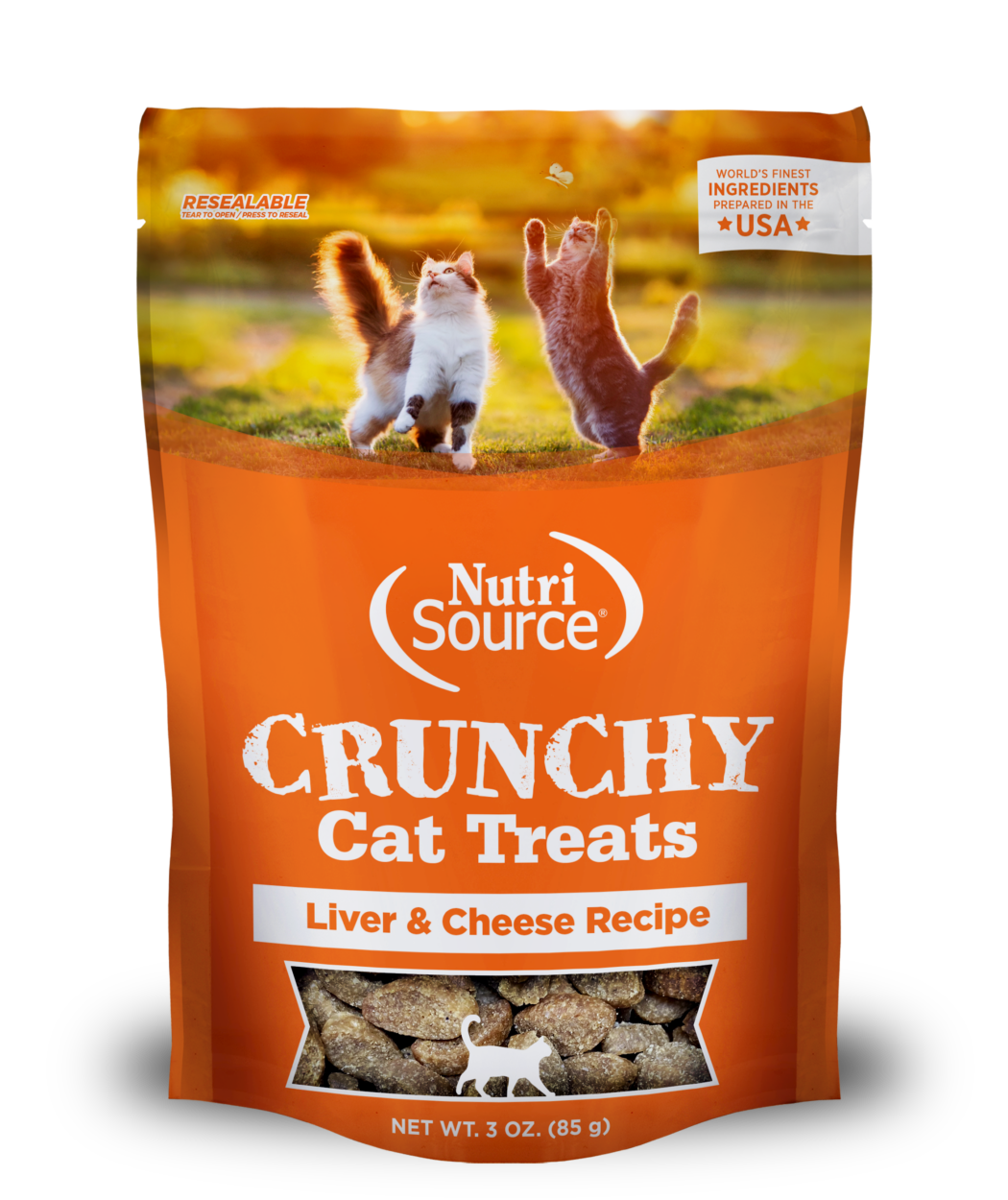 Nutri-Source Crunchy Cat Liver & Cheese Healthy Cat Treats