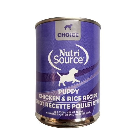 Nutri Source Choice Puppy Chicken And Rice Recipe 12.3oz