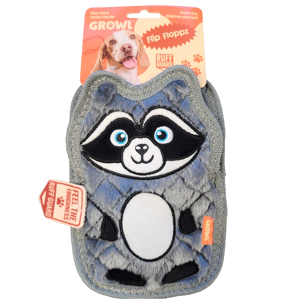 Growl Flip Floppz No Stuffing Ruff Guard Toy for Dogs