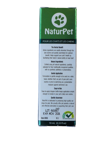 NaturPet Ear Drops, 10ml