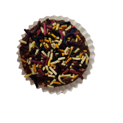 Beg. Holistic Dog Treats Pupcake Coconut Carob with Natural Sprinkles or Paws & Bone 21oz