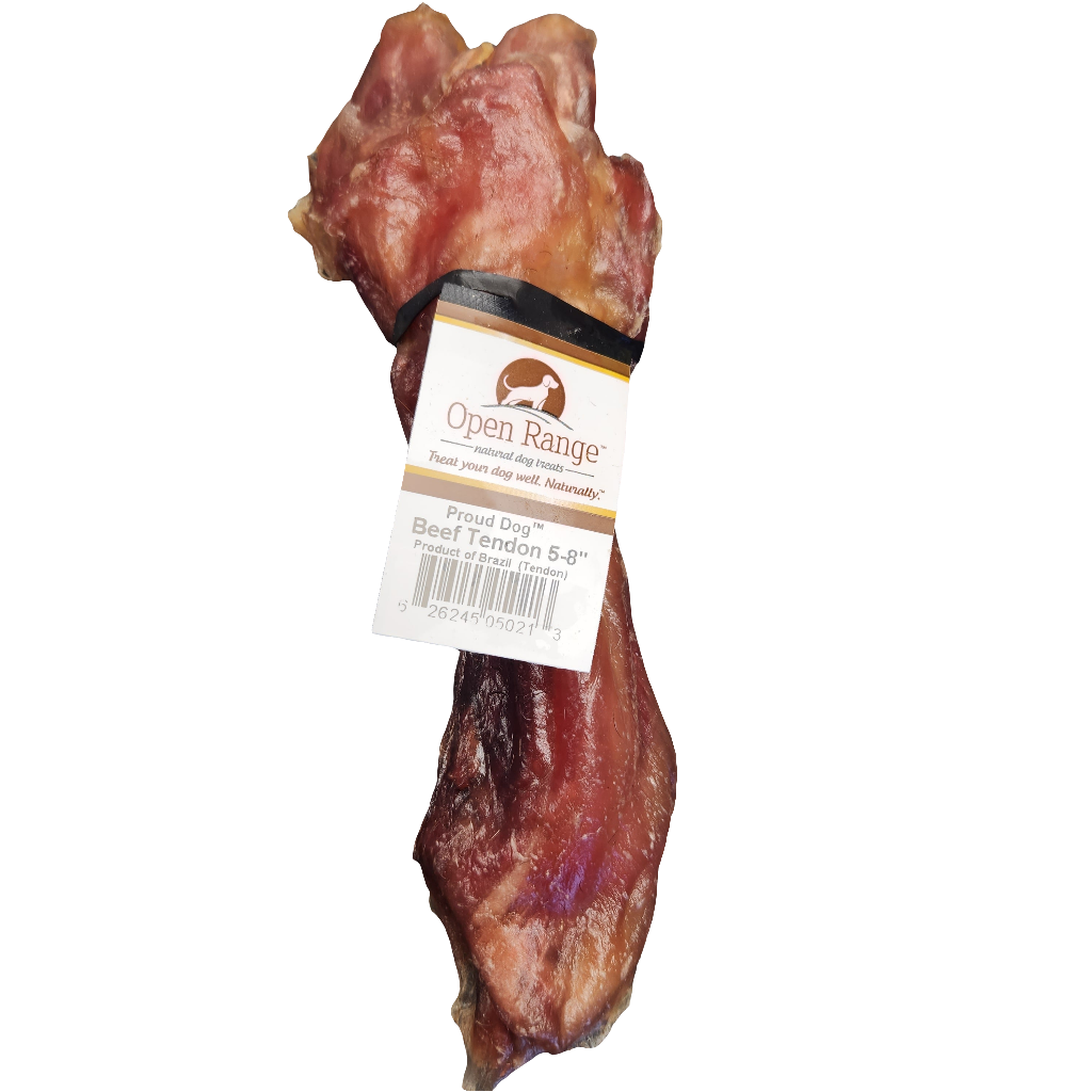 Open Range Natural Dog Treat Beef Tendon 5-8"