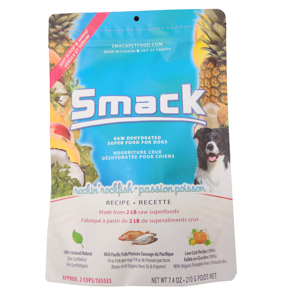 Smack Rockin Rockfish Raw Dehydrated Recipe 250g³