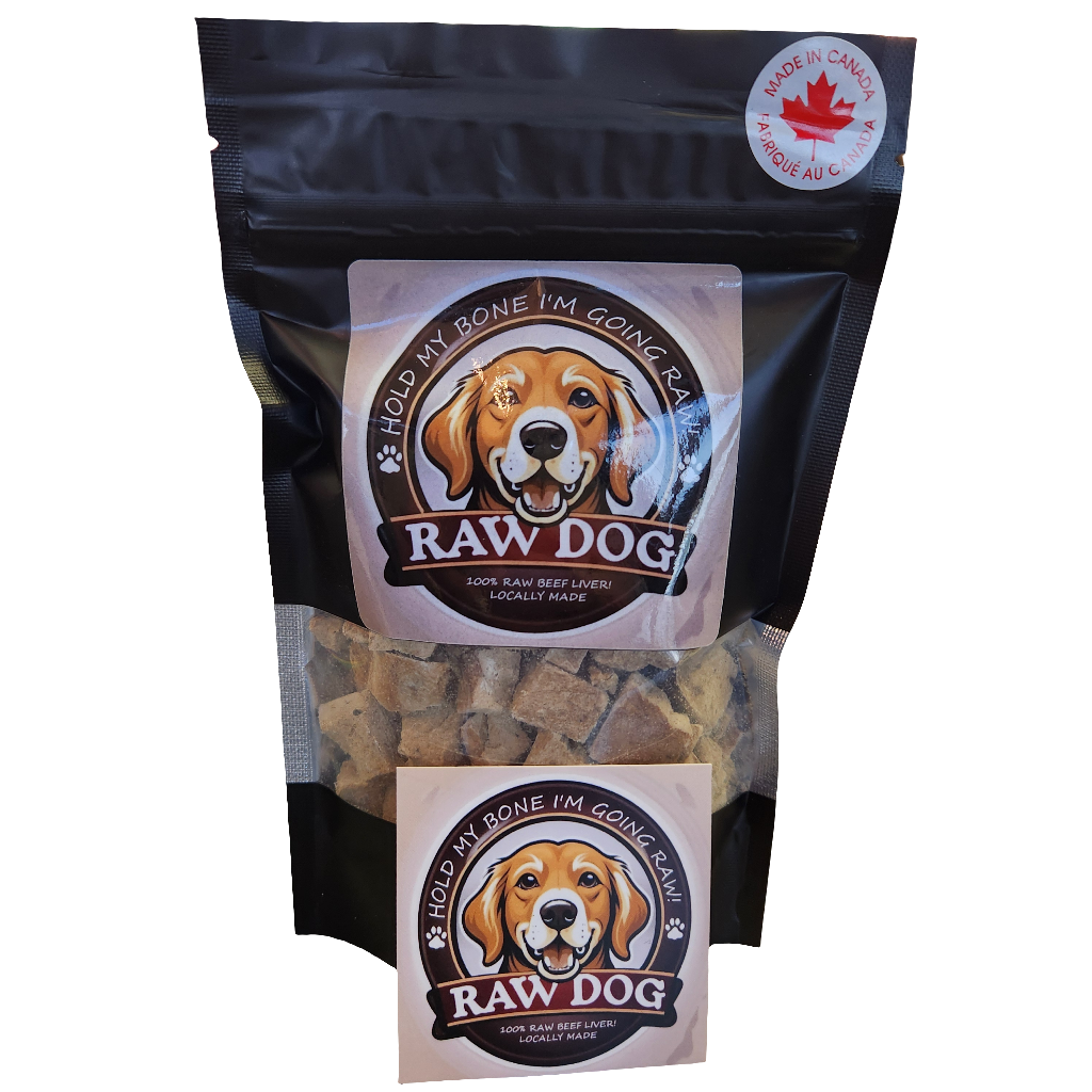 Raw Dog Freeze Dried 100% Beef Liver Treats 75g