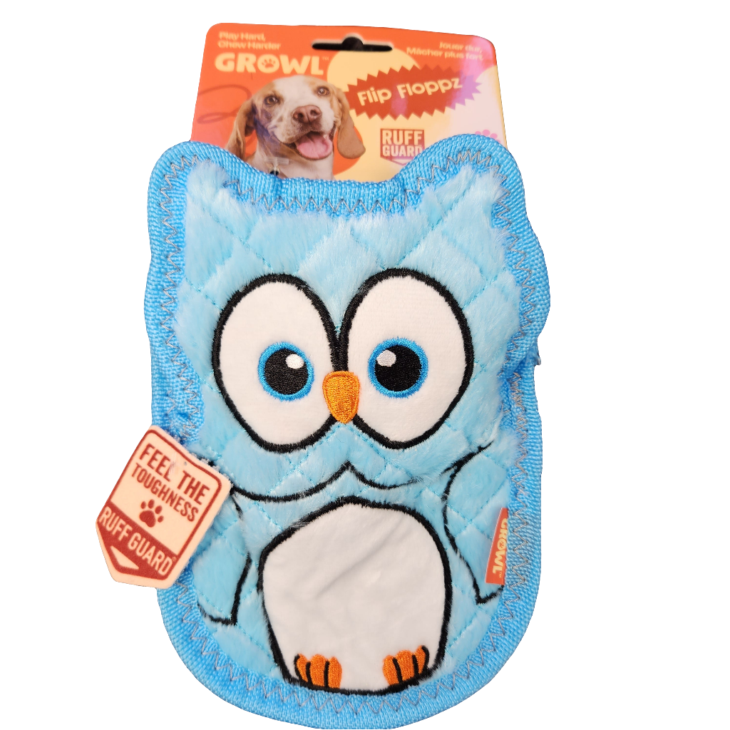 Growl Flip Floppz No Stuffing Ruff Guard Toy for Dogs