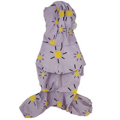 Rain Suit 1pc with Hood & Legs 8" For Toy Dogs