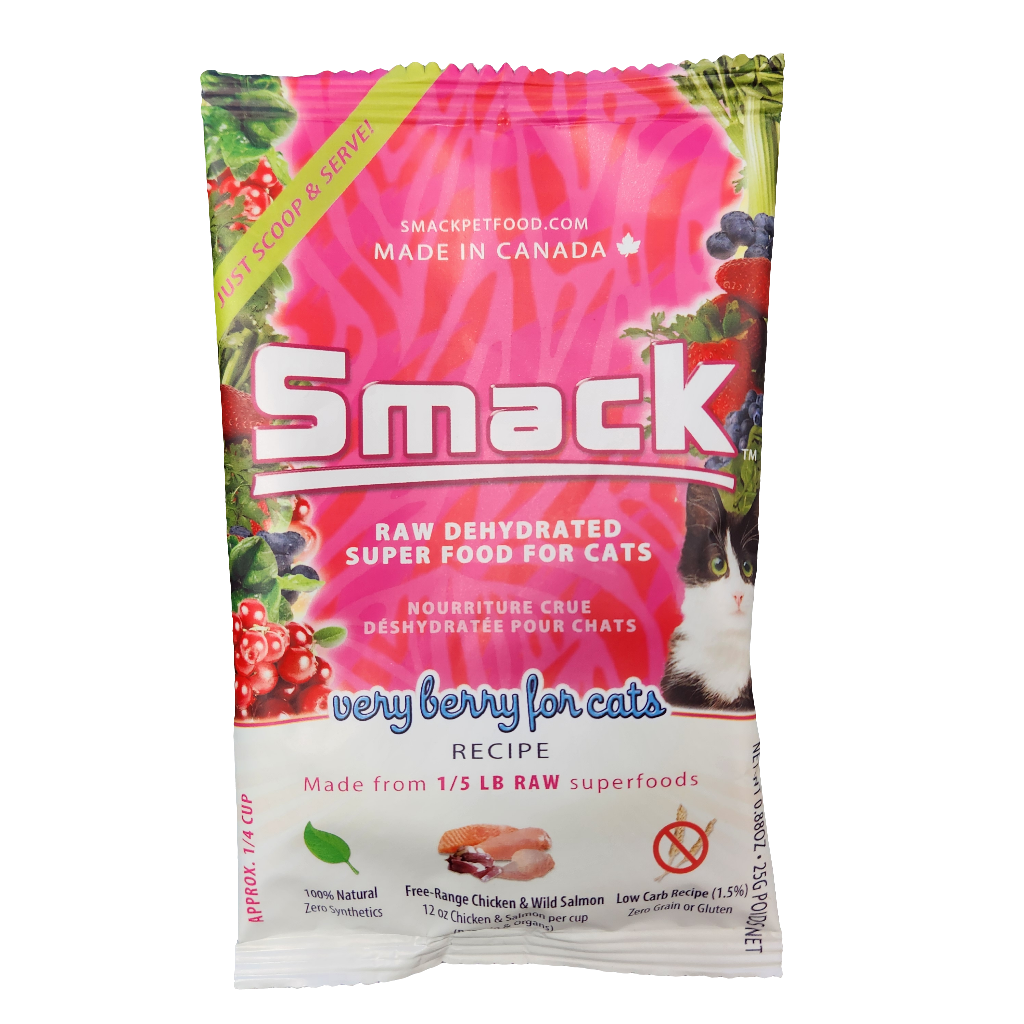 Smack Dehydrated Raw Cat Food Samples 25g