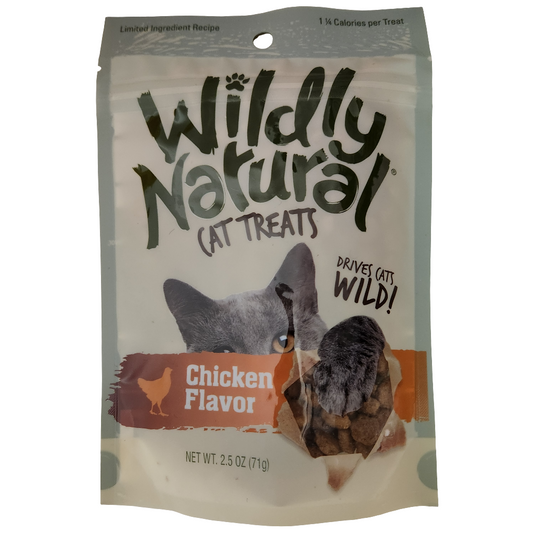 Fruitables Wildly Natural Chicken Flavor Cat Treats 2.5oz