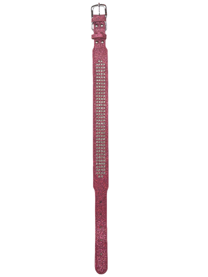 Pink Rhinestone Collar, 25"