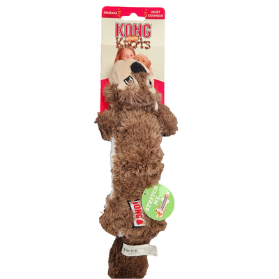 Kong Scrunch Knots Squirrel  Small/Medium 11"
