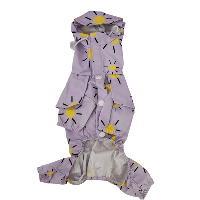 Rain Suit 1pc with Hood & Legs 8" For Toy Dogs