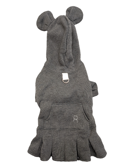 Button-Up Hoodie Dress