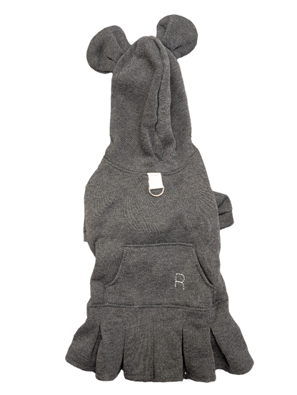 Button-Up Hoodie Dress