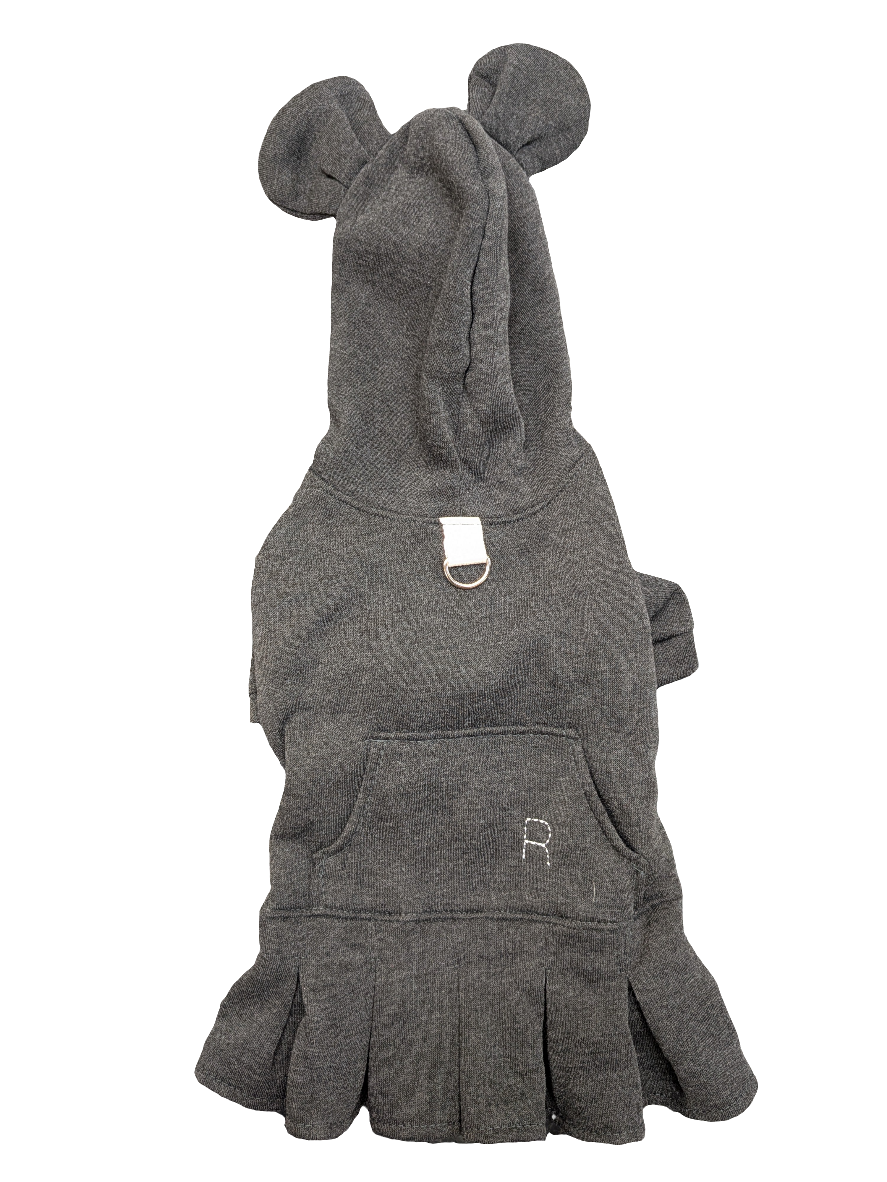 Button-Up Hoodie Dress