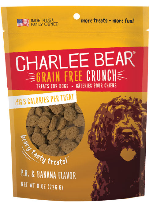 Charlee Bear Grain A Free P.B. & Banana Flavor Treats (226g)