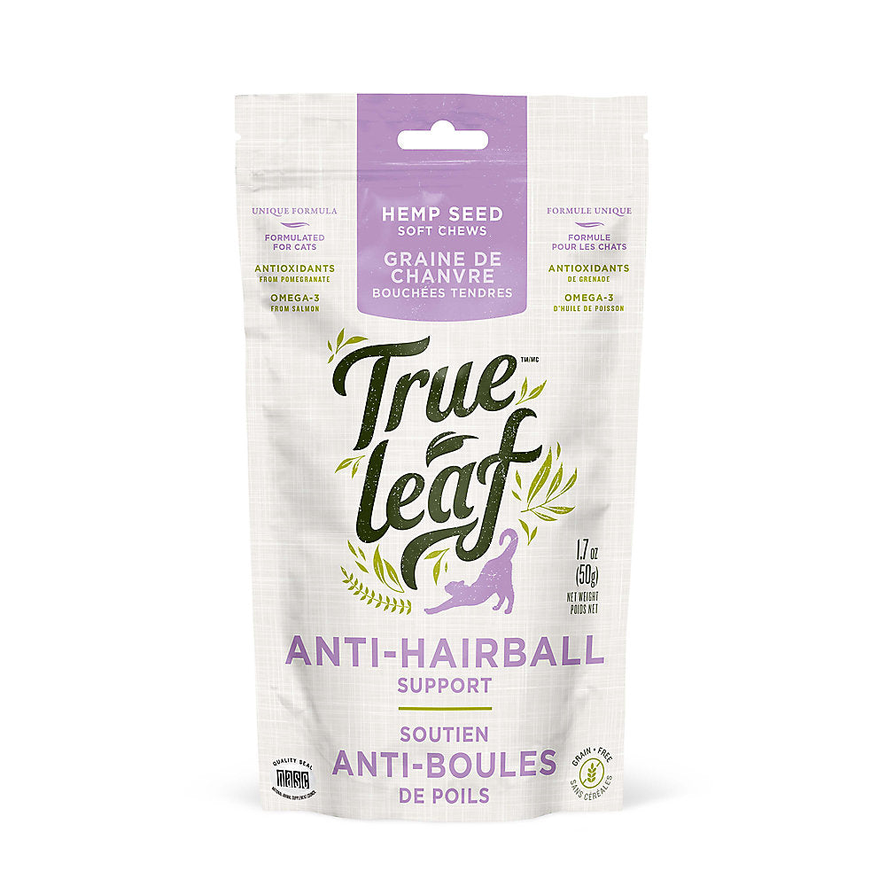 True Leaf Anti-Hairball Cat Treats - Chicken, 50g