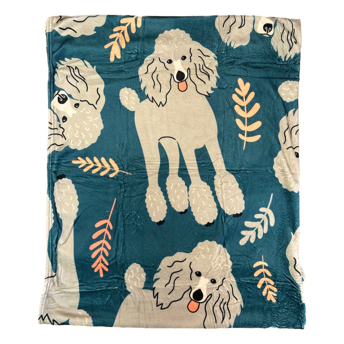 Blankets with Dog Patterns, 50” X 60”