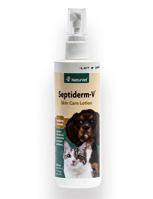 NaturVet Septiderm-V Spray de soin de la peau 8 oz