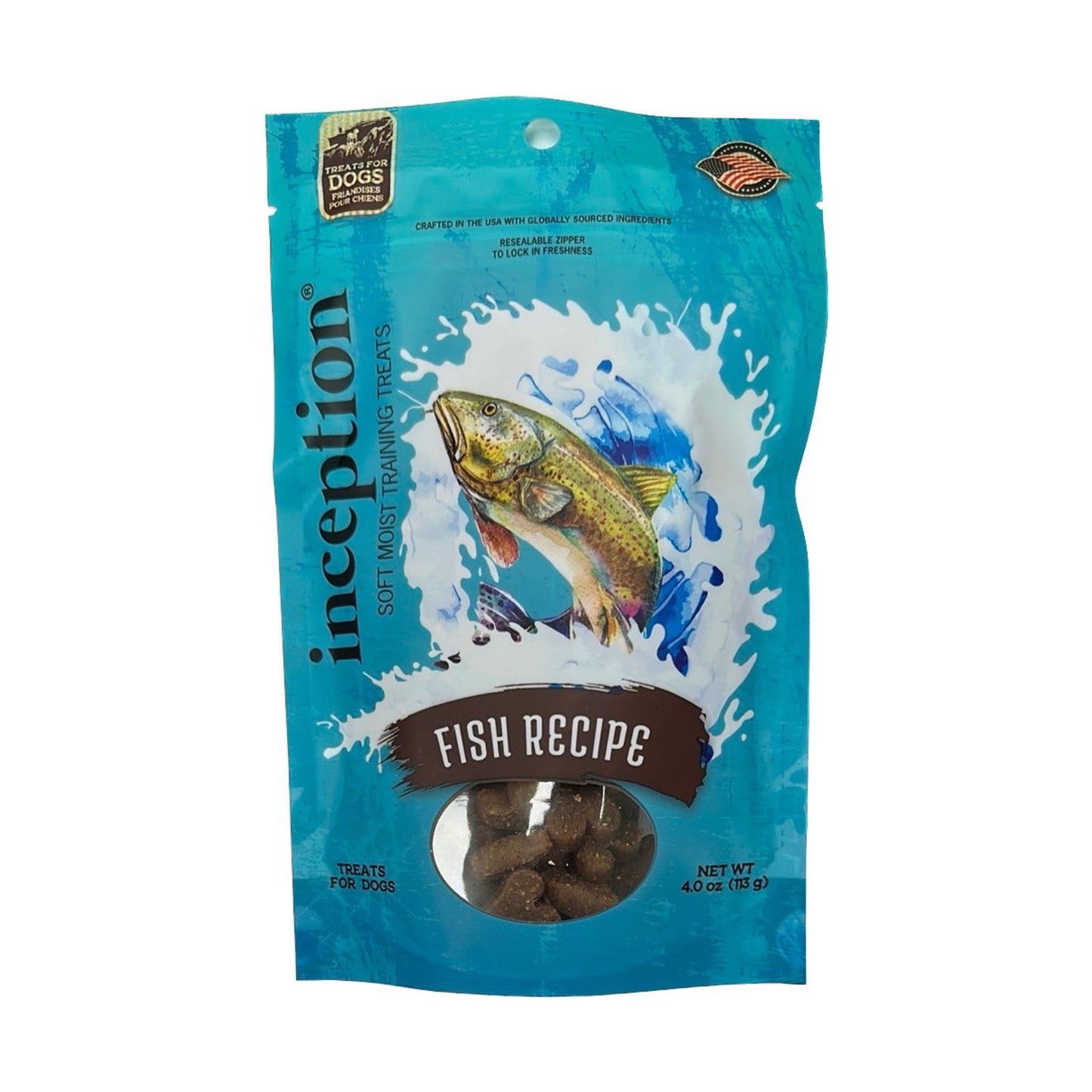 Inception Limited Ingredient Soft Moist Training Treats Recette de poisson